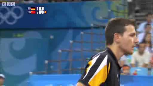Германия - Китай финал тенис на маса отборно - Пекин 2008