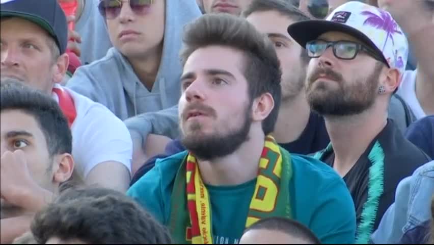 Залп от емоции за португалските фенове в дербито с Испания