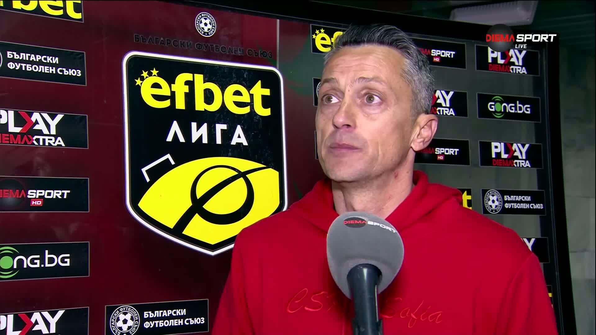 Христо Янев след победа на ЦСКА срещу Добруджа