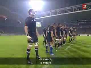 France Vs New Zealand Haka