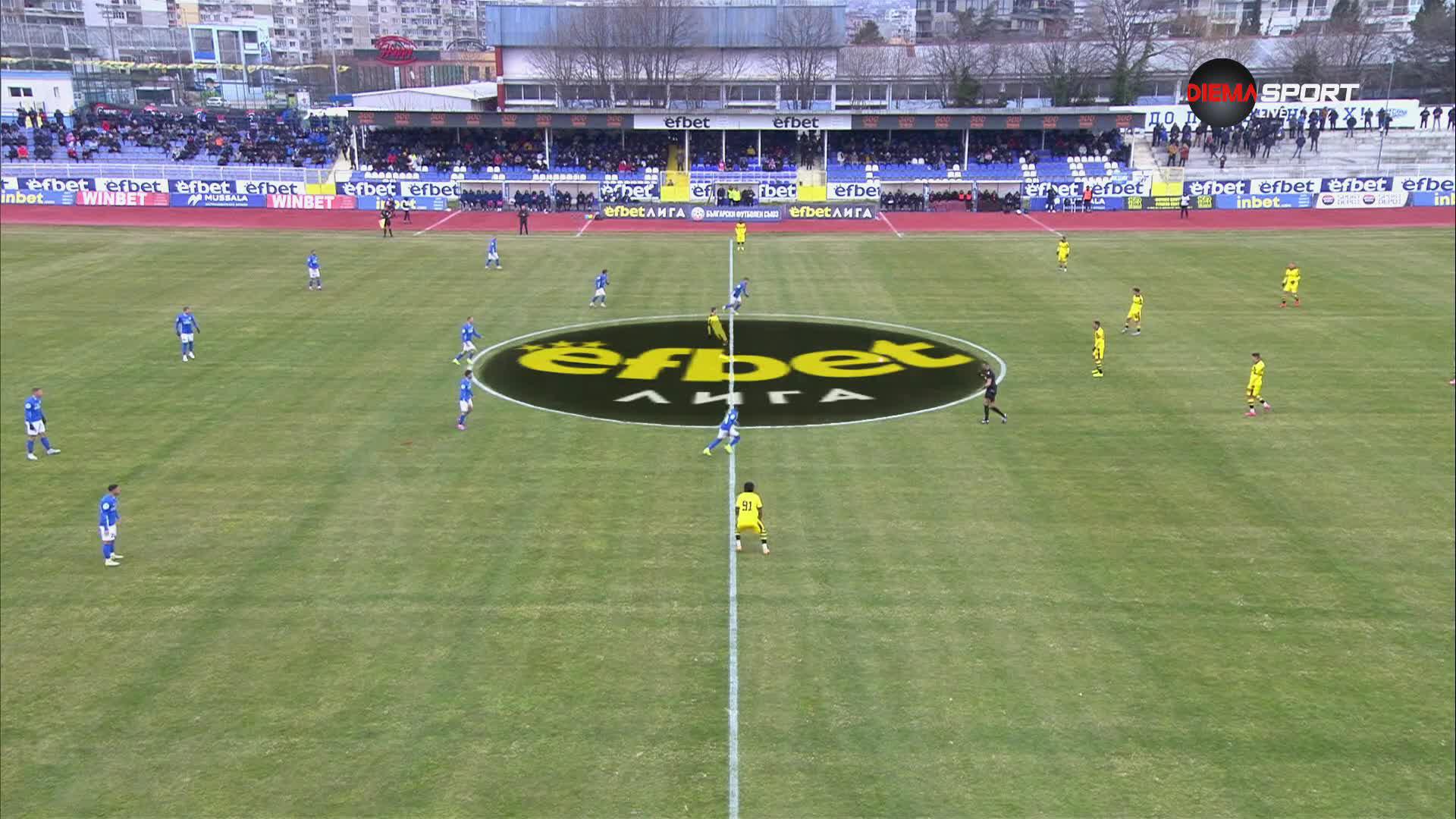 Спартак Варна – Ботев Пловдив 0:0 /първо полувреме/
