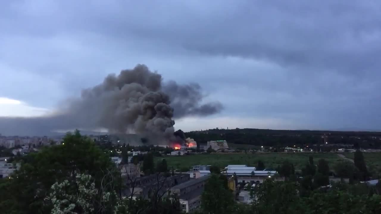 Голям пожар в София