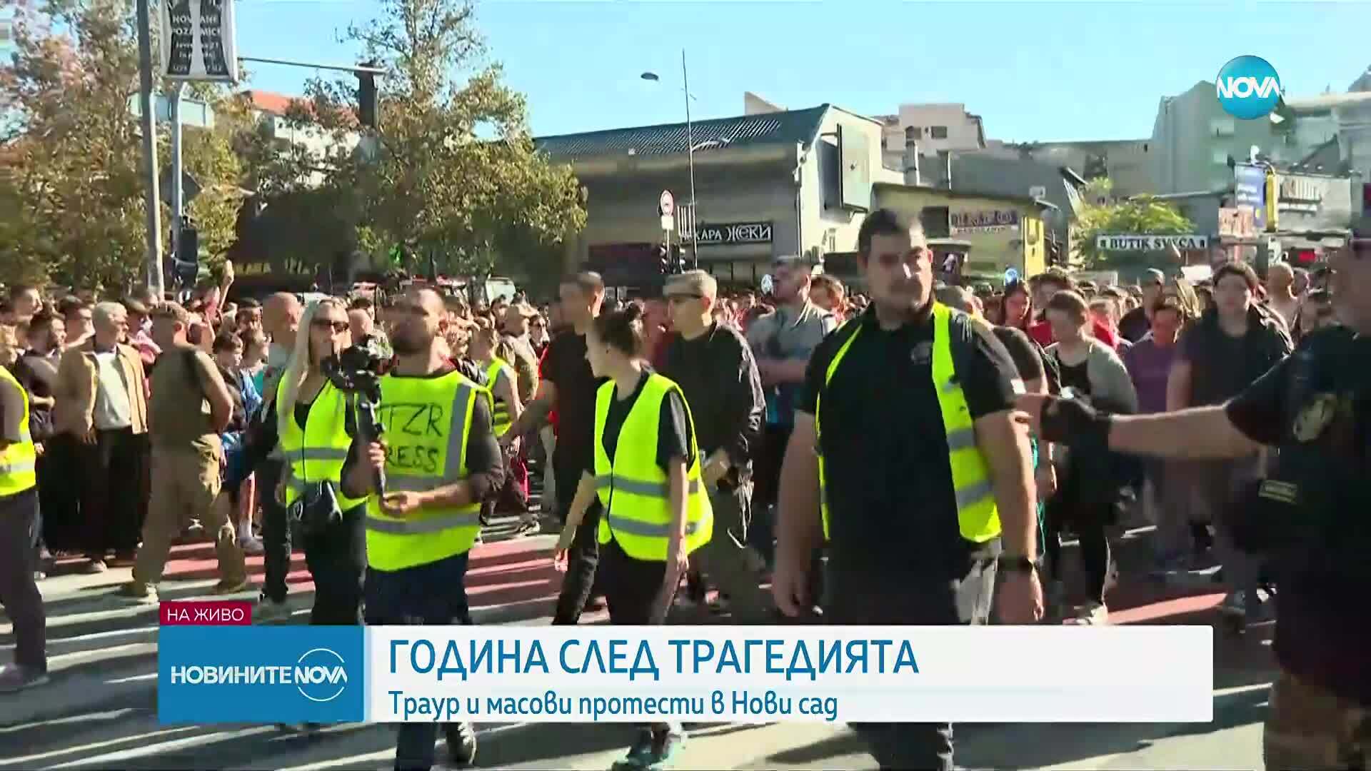 Сърбия скърби за жертвите от срутването на ЖП гарата