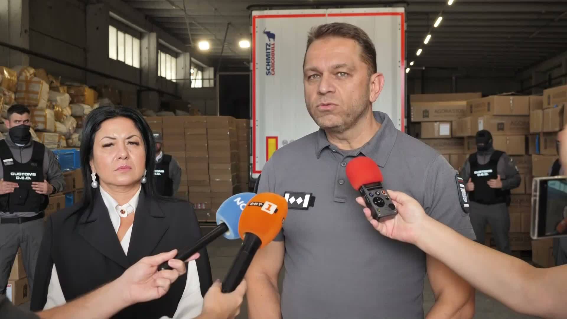 Задържаха близо 25 млн. контрабандни цигари за 5 млн. евро при мащабна операция