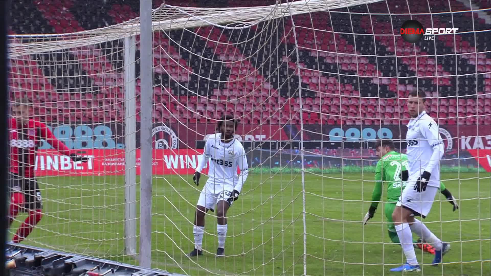 Goal by Lokomotiv Sofia