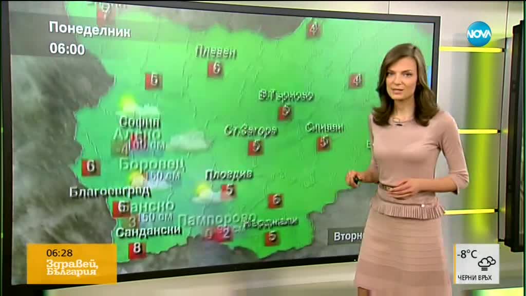 Прогноза за времето (12.02.2018 - сутрешна)