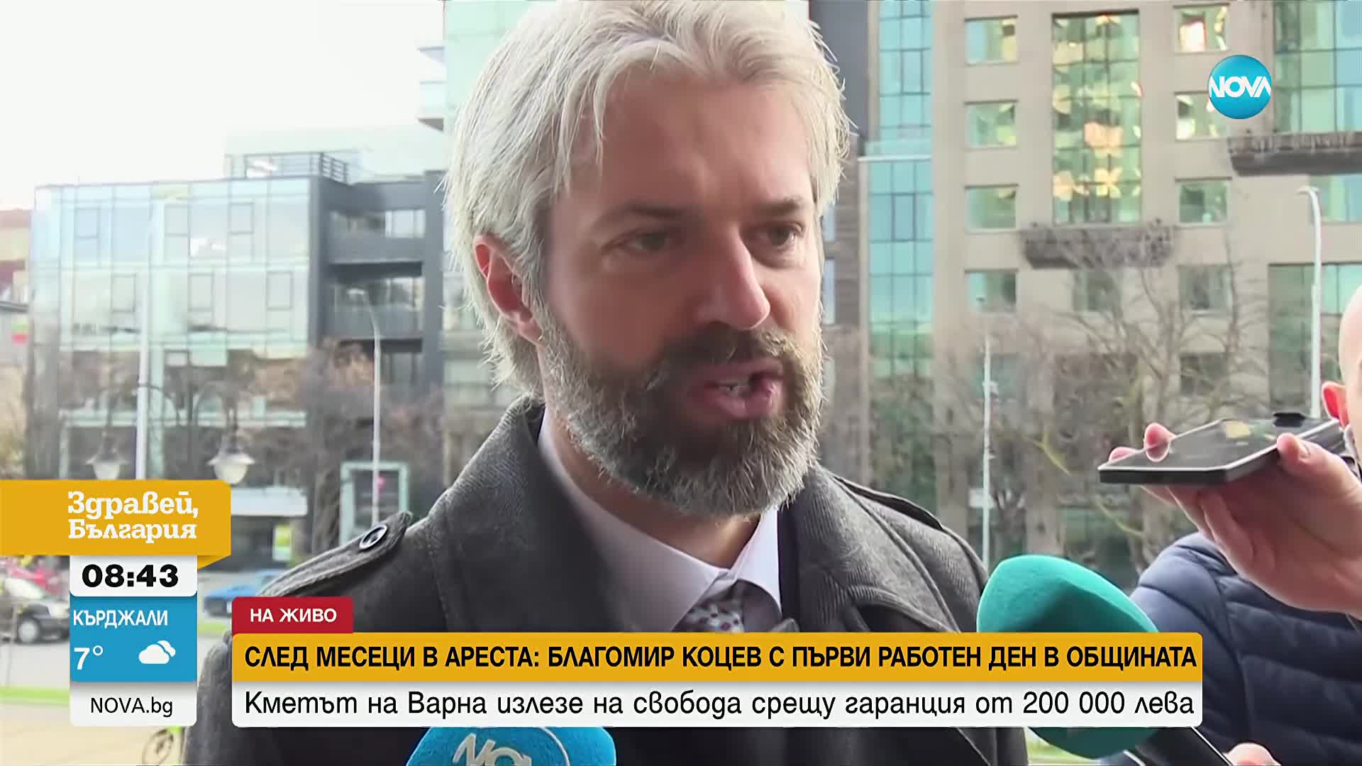 Благомир Коцев се върна на работното си място в общината във Варна