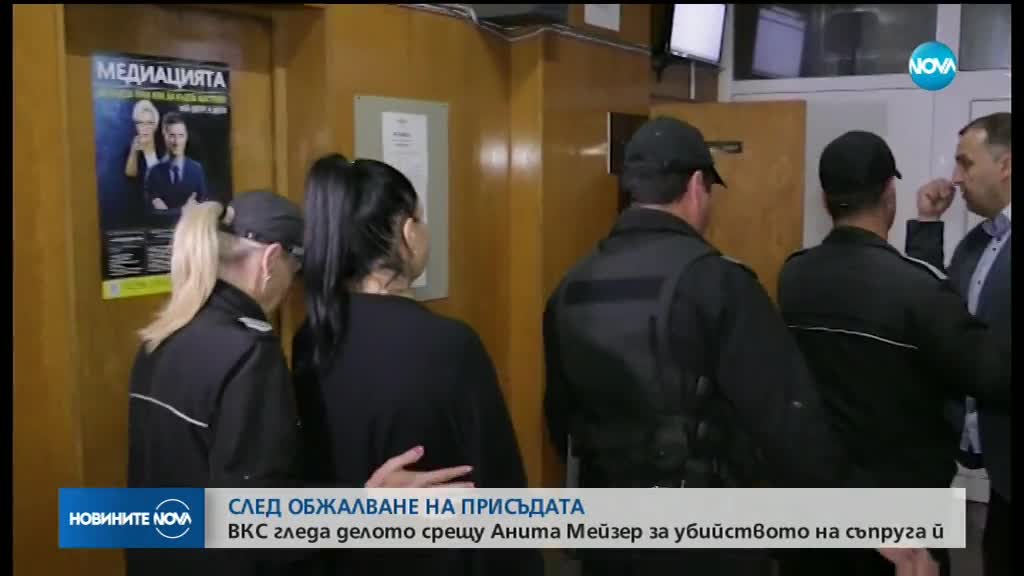 Анита Мейзер обжалва присъдата си за убийство
