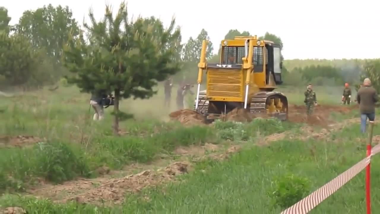 Компилация мощни машини - Булдозери
