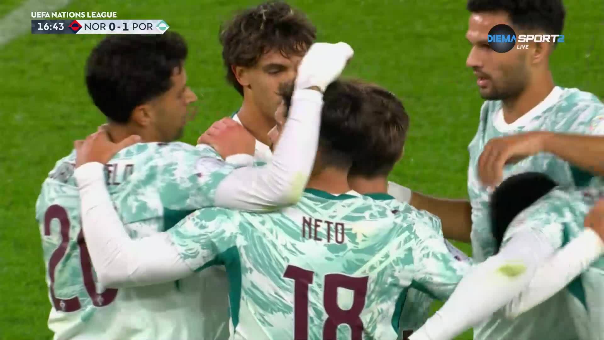 Норвегия - Португалия 0:1 /първо полувреме/