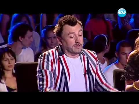 73-годишна пенсионерка се подигра с журито на X Factor Bulgaria 2 (09.09.2013)