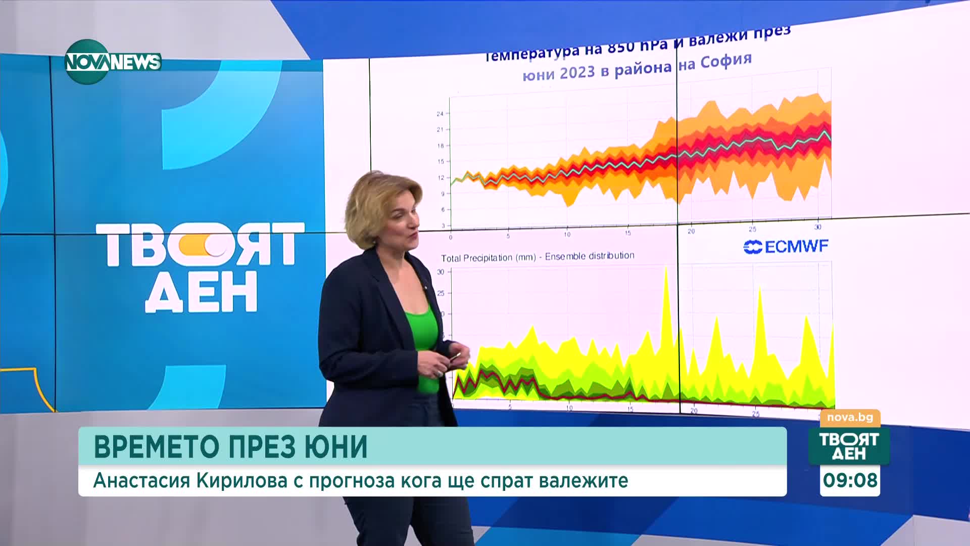 Синоптикът Анастасия Кирилова: До 20 юни ще има по-чести валежи