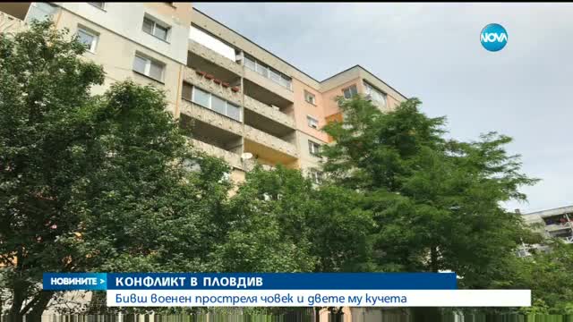 КОНФЛИКТ В ПЛОВДИВ: Бивш военен простреля човек и двете му кучета