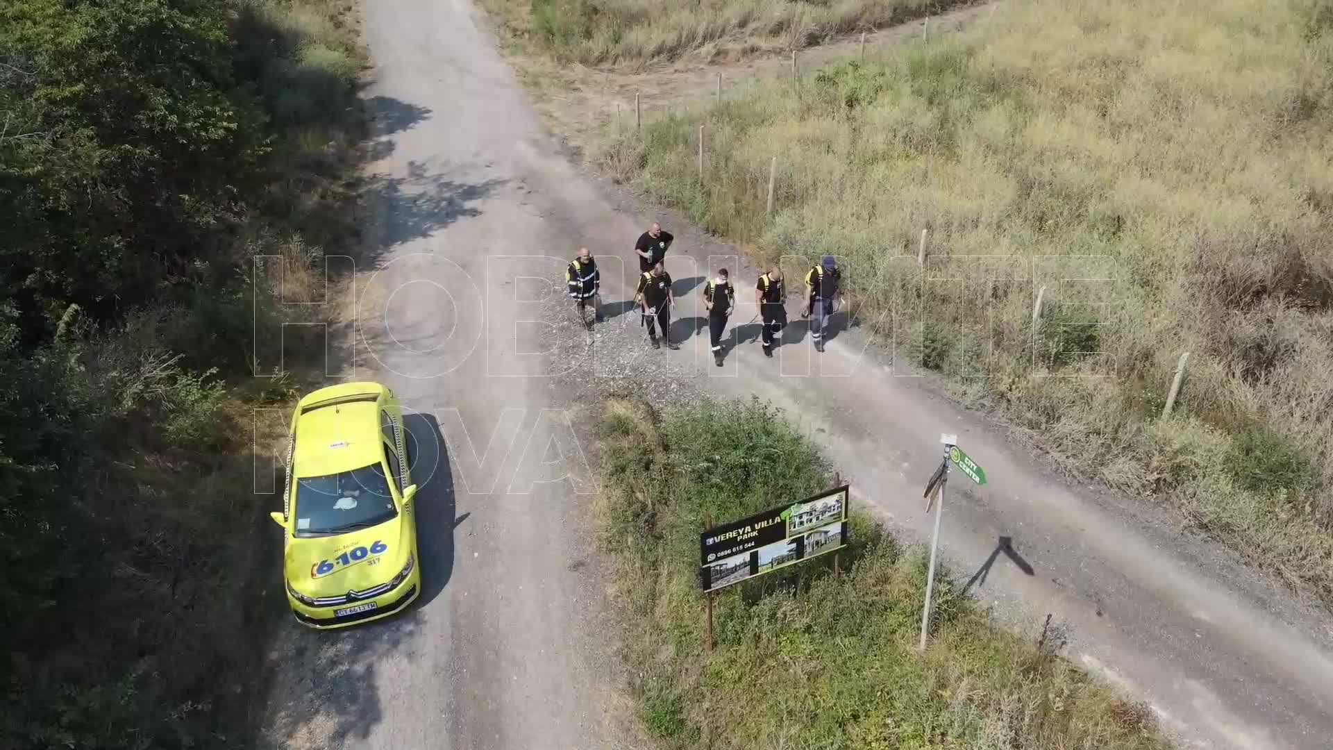 Пожар пламна в района на Баритна мина в Стара Загора (СНИМКИ)