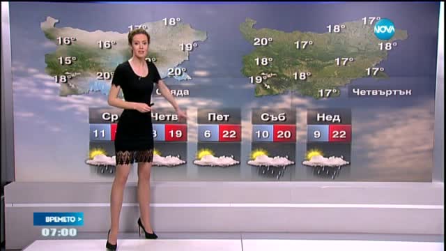 Прогноза за времето (29.04.2015 - сутрешна)