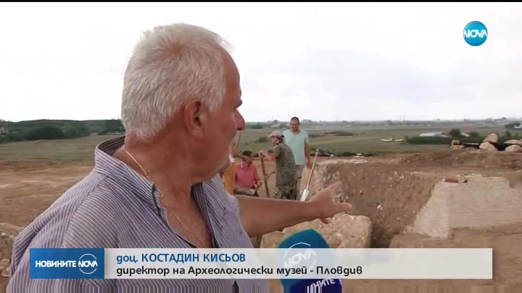 УНИКАЛНО: Откриха огромна тракийска гробница край пловдивско село