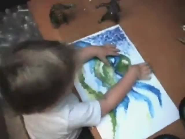 Дете на 3 г. с изумителен талант