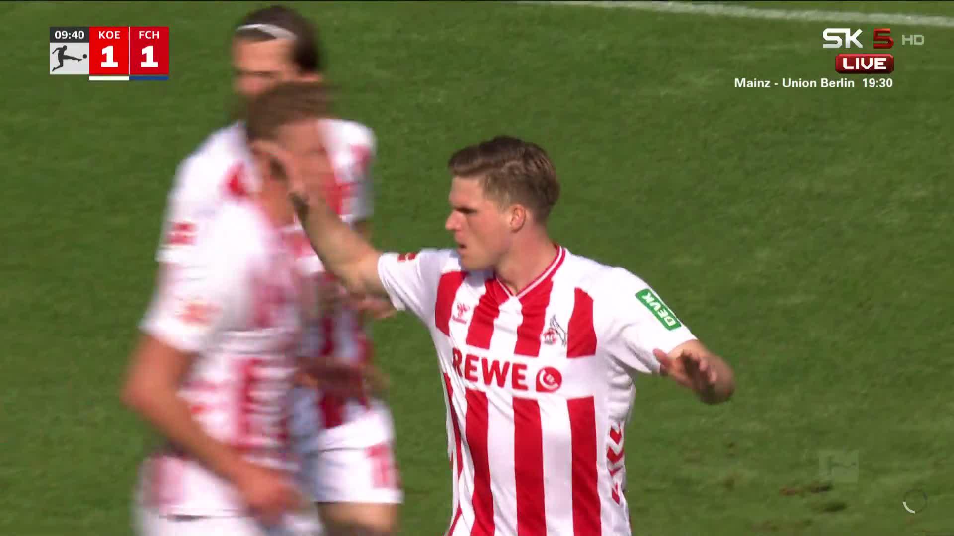 1. FC Koln vs. Heidenheim - Game Highlights
