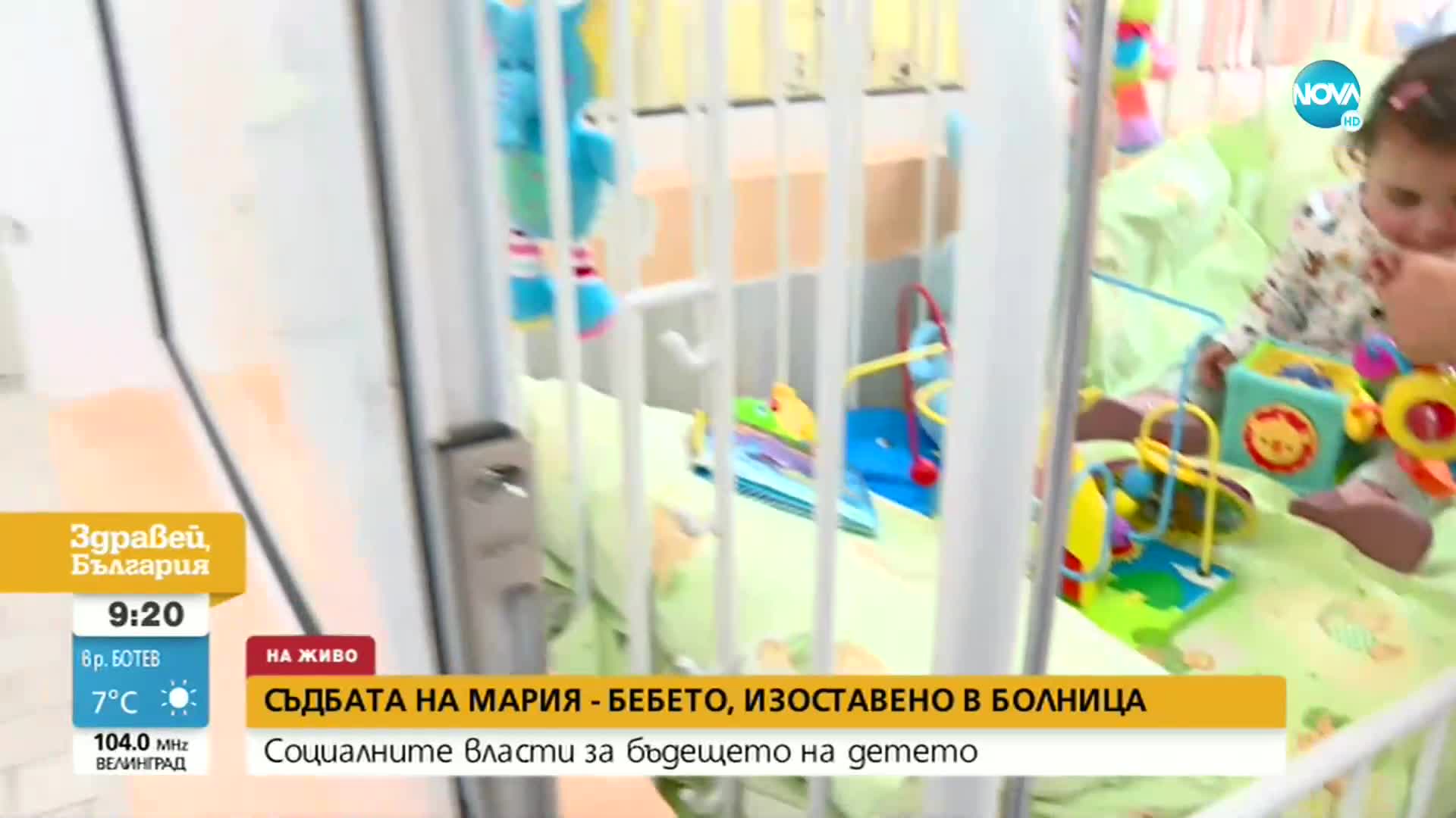 Каква ще бъде съдбата на малката Мария, изоставена от родителите си в болница