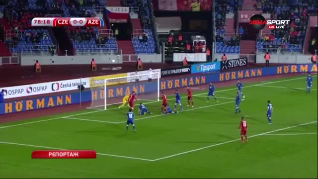 Чехия - Азербайджан 0:0 /репортаж/