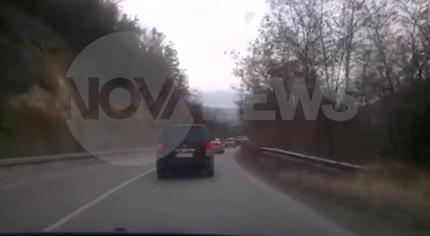 Километрични опашки на пътя Банско - Симитли