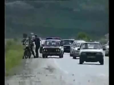 Саморазправа на полицаи с моторист 