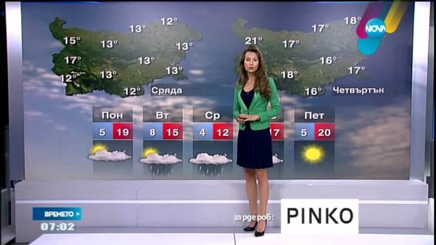 Прогноза за времето (13.04.2015 - сутрешна)