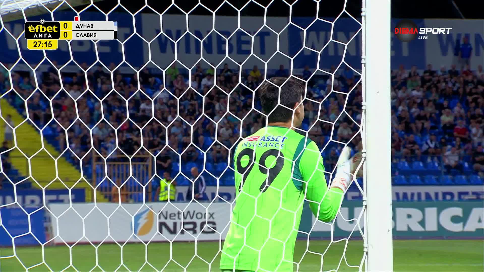 Дунав Русе - Славия 0:0 /първо полувреме/