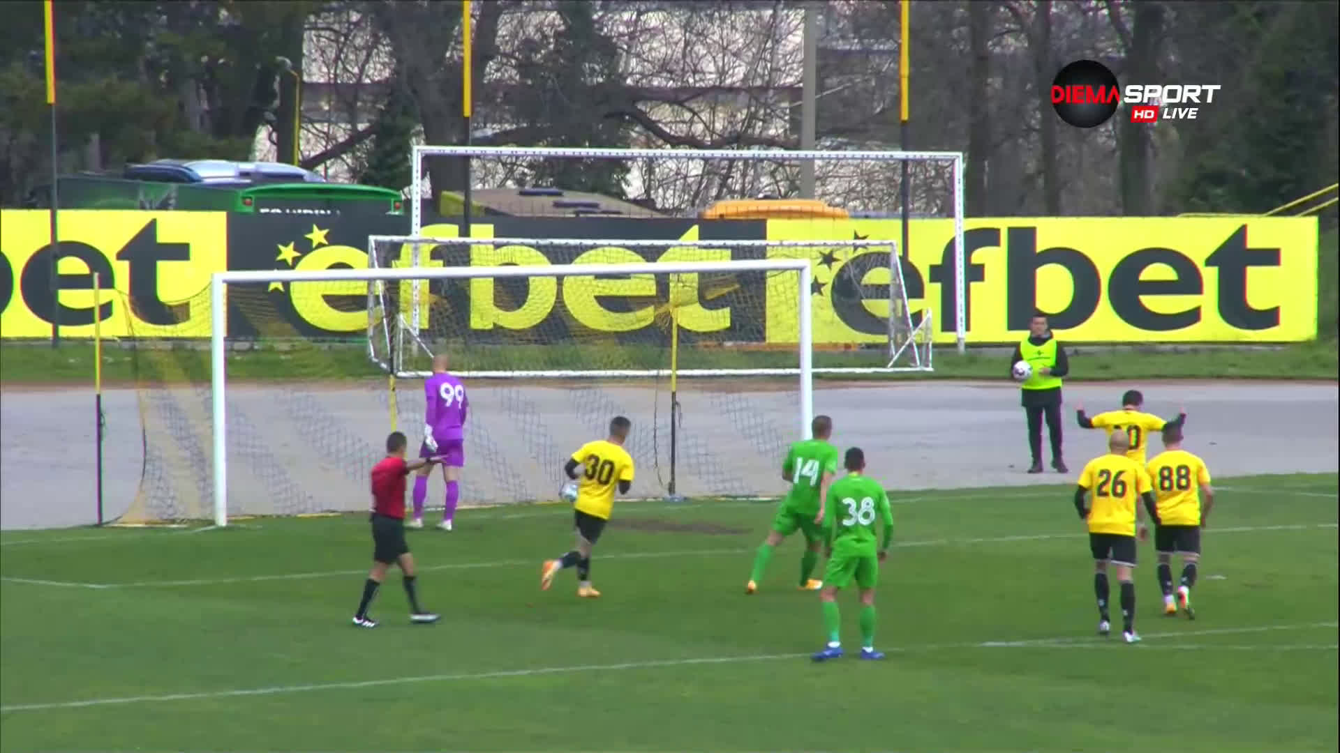 Миньор Перник - Пирин Благоевград 1:0 /първо полувреме/