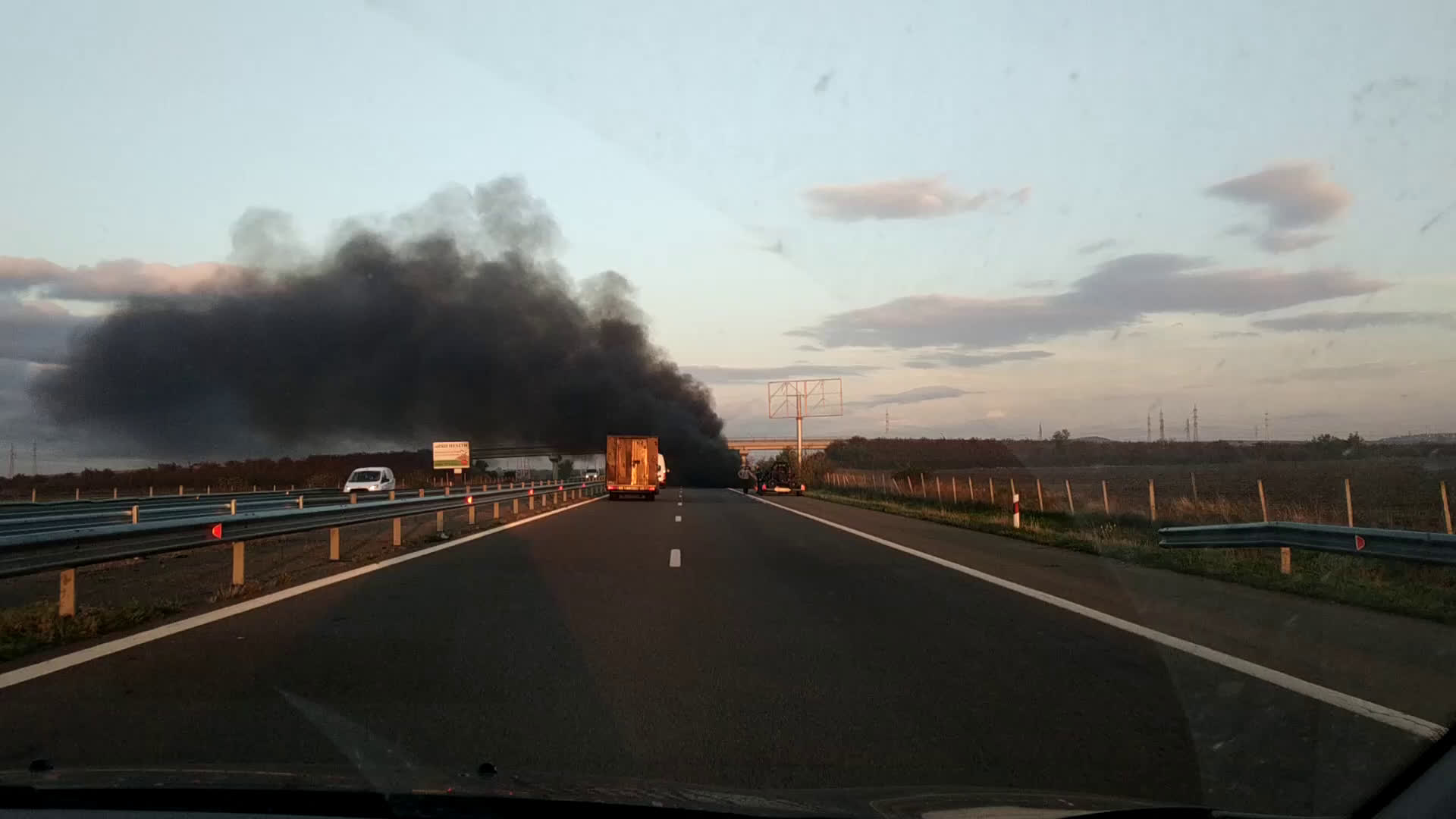 От "Моята новина": Инцидент на магистрала "Тракия" близо до Бургас