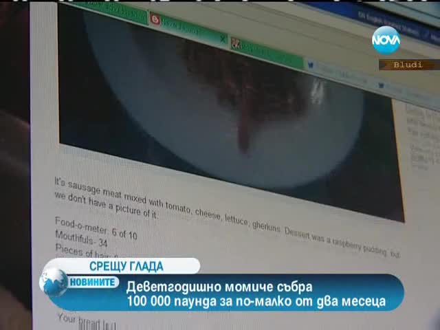 9-г. момиче събра стотици хиляди с блога си