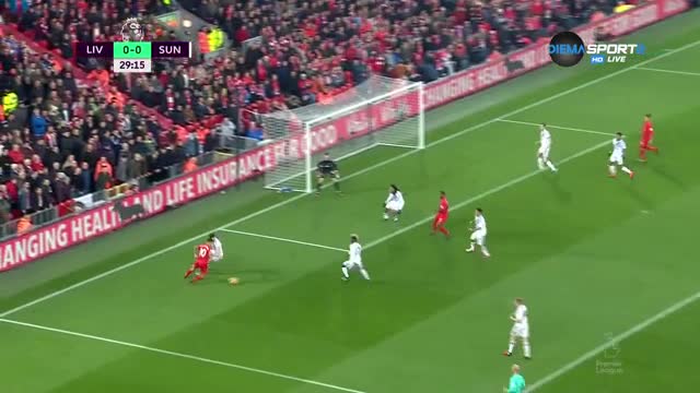 Ливърпул - Съндърланд 0:0 /първо полувреме/