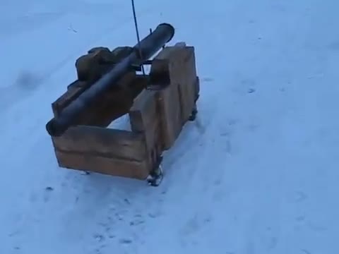 По-добре да не си наоколо когато това оръдие изстрелва снаряда си!
