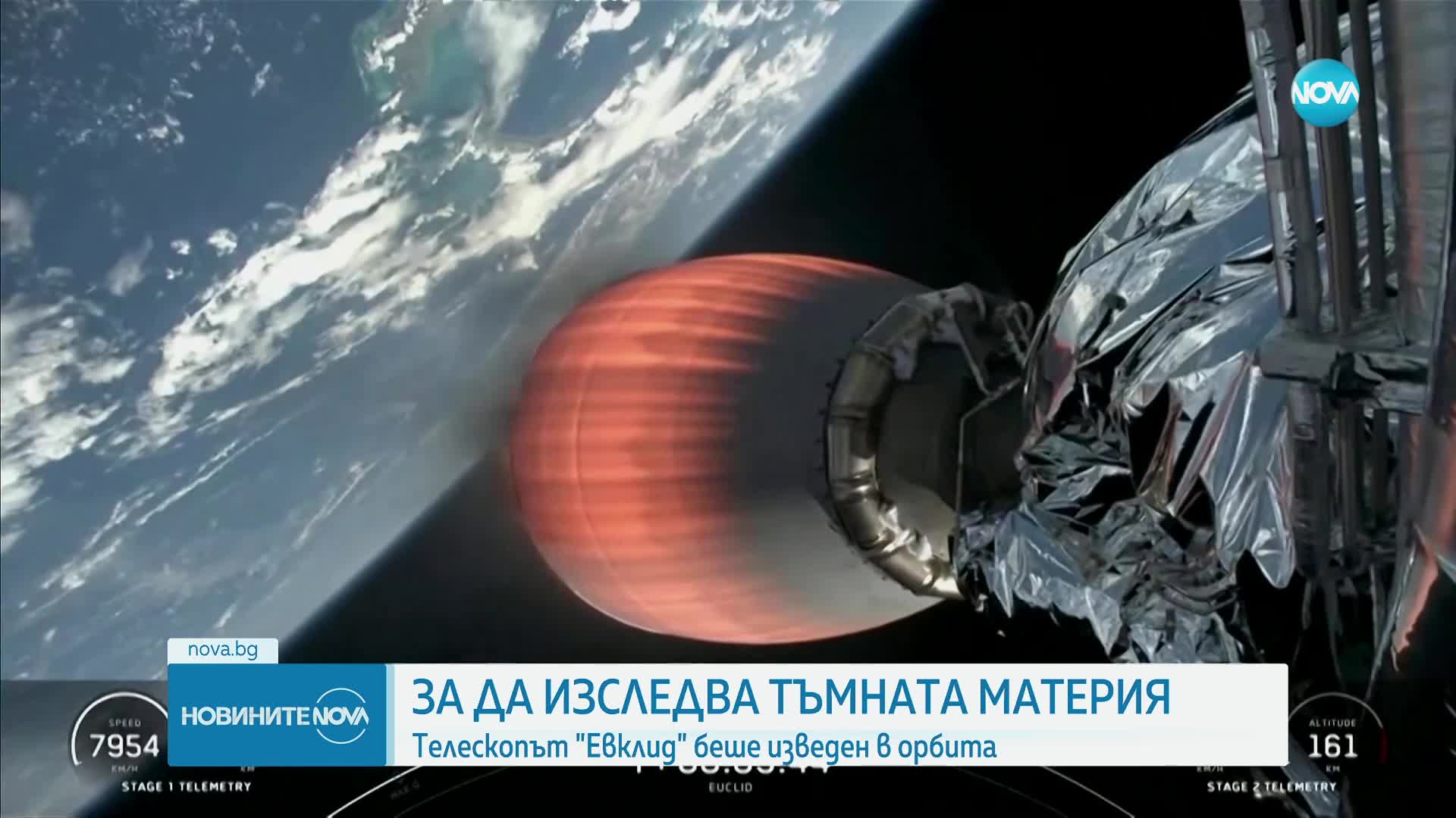 Изведоха в орбита телескопа "Евклид", който ще изследва тъмната материя