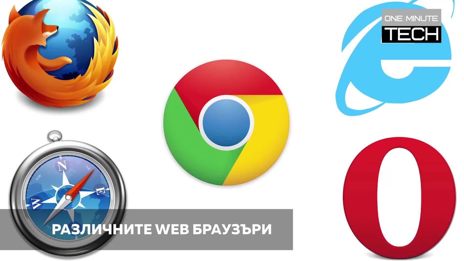 Кои са основните WEB браузъри, които трябва да познаваме?