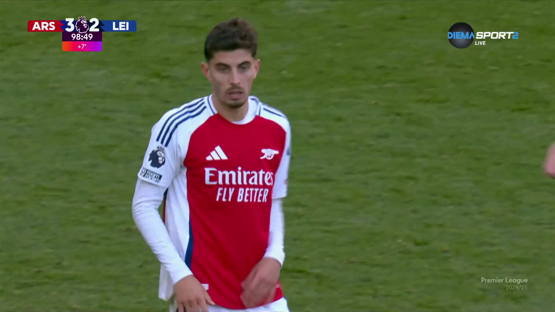 Кай Хаверц вкара за 4:2 за Арсенал срещу Лестър