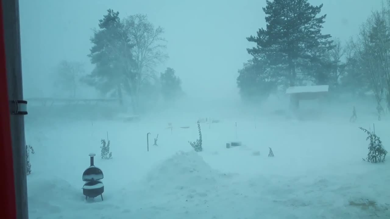 Снежна буря в Шумен