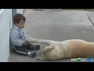 Куче и детенце болно от синдрома на Даун!