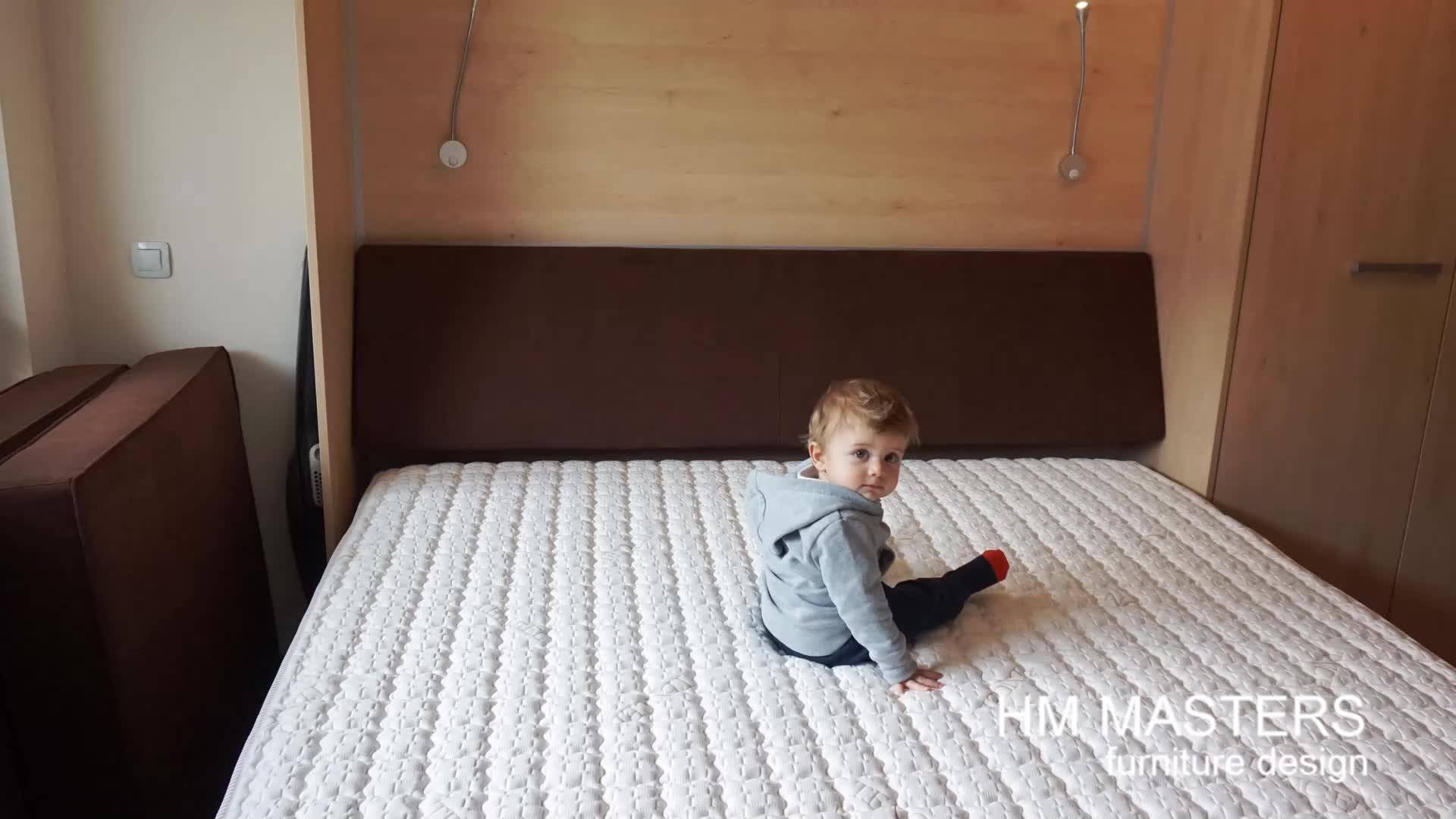 Падащо легло 180х200 см. с надстройка, диван и гардероб от www.hm-masters.com