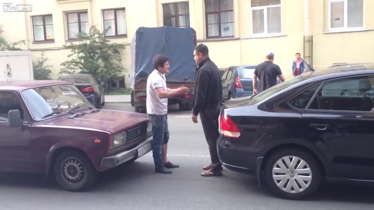 Сбиване между двама шофьори в Русия