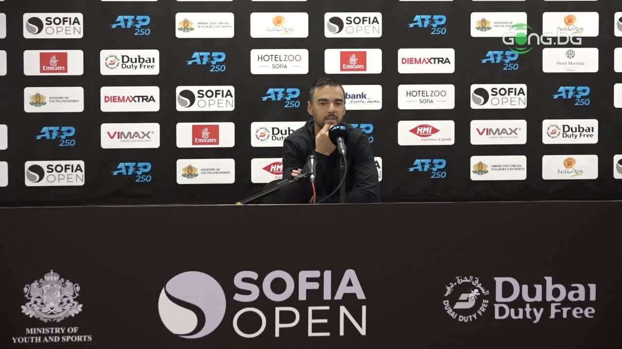 Мнението на Кузманов след поражението от Карузо в първия кръг на Sofia Open