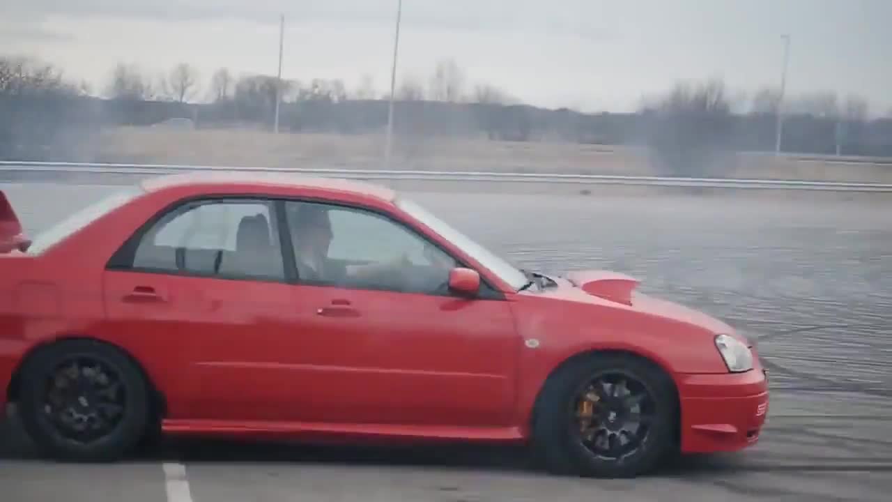 Изтрещяване със Subaru Impreza Wrx Sti