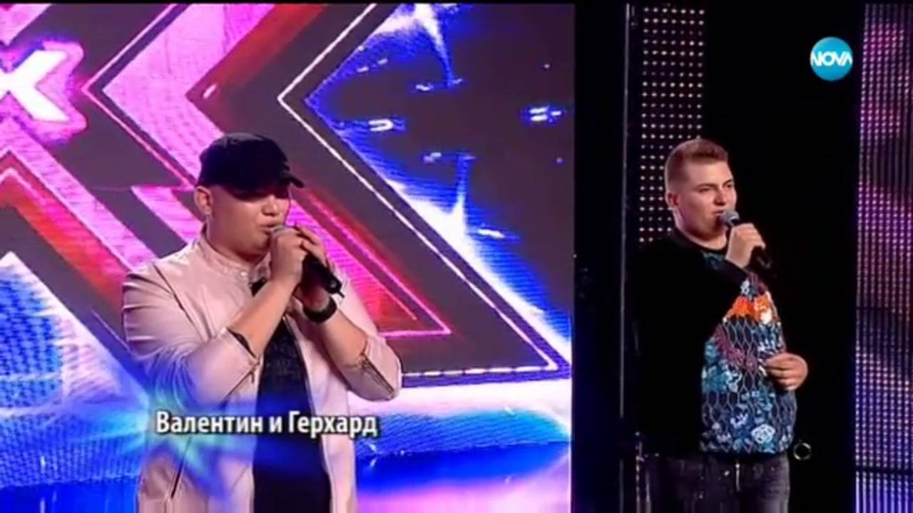 Валентин и Герхард - X Factor - Изпитанието на шестте стола (08.10.2017)