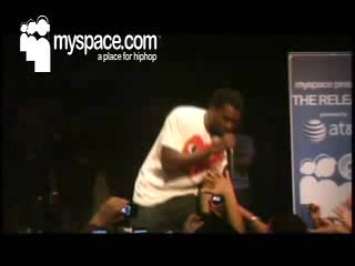 Kanye West & Rihanna join Ti on stage @ Myspace Release Show