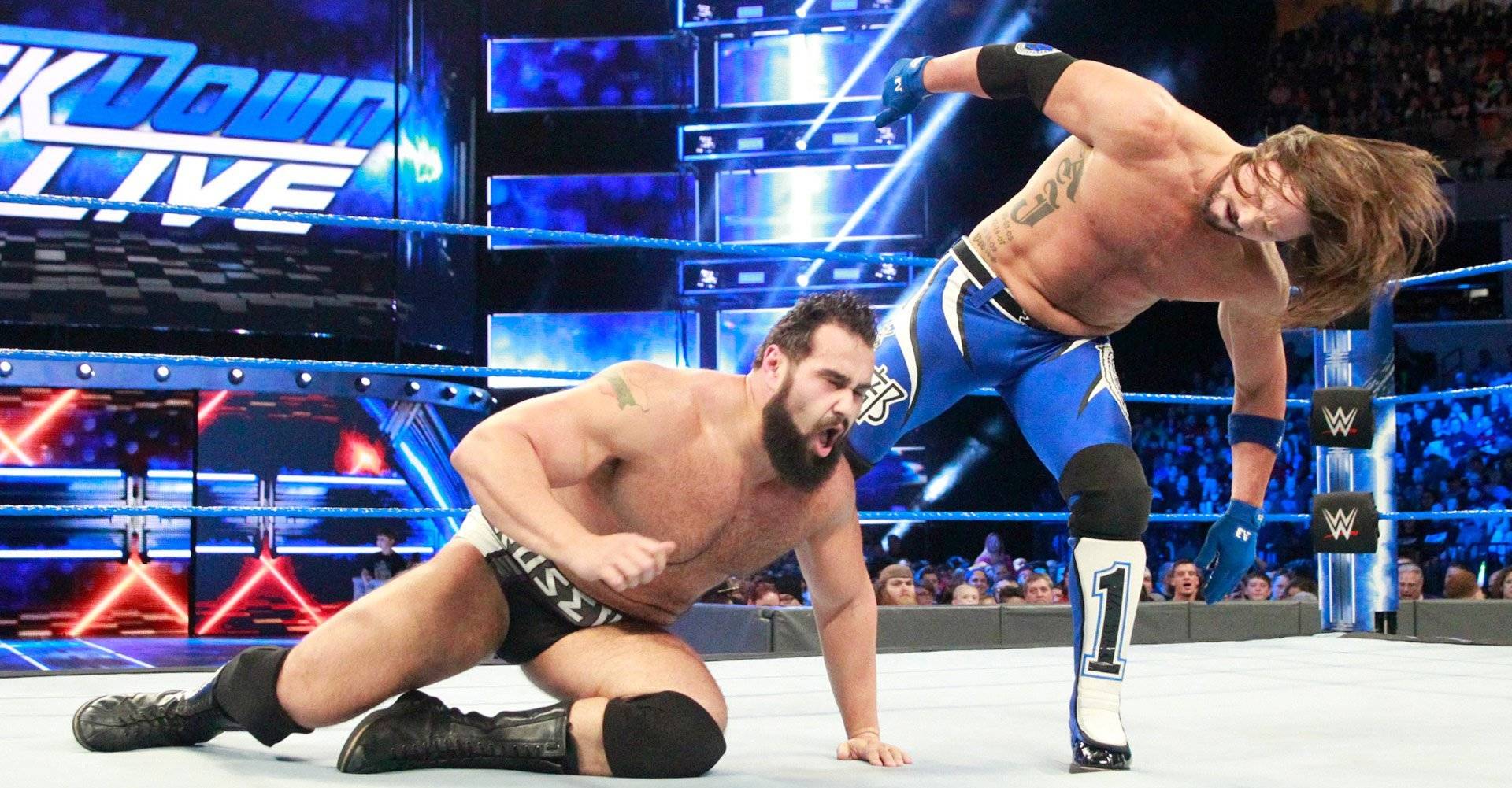 Ей Джей Стайлс срещу Русев: WWE 13.03.2018