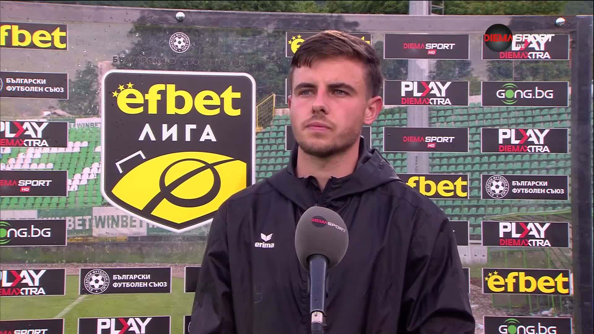 Антоан Стоянов е Играч на мача Ботев Враца - Берое