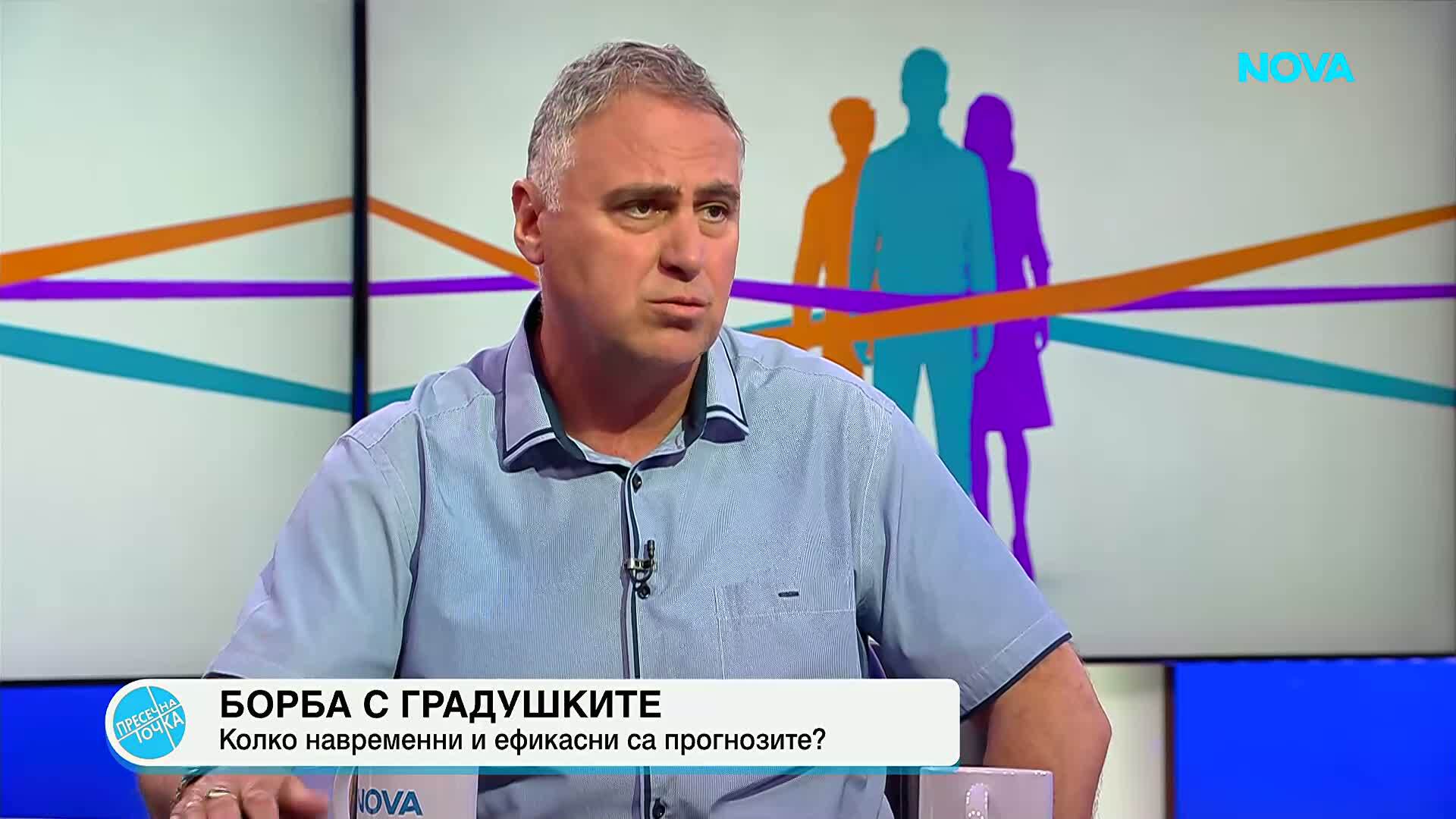 Валери Ценов: Градушките ще продължават да падат над цялата страна