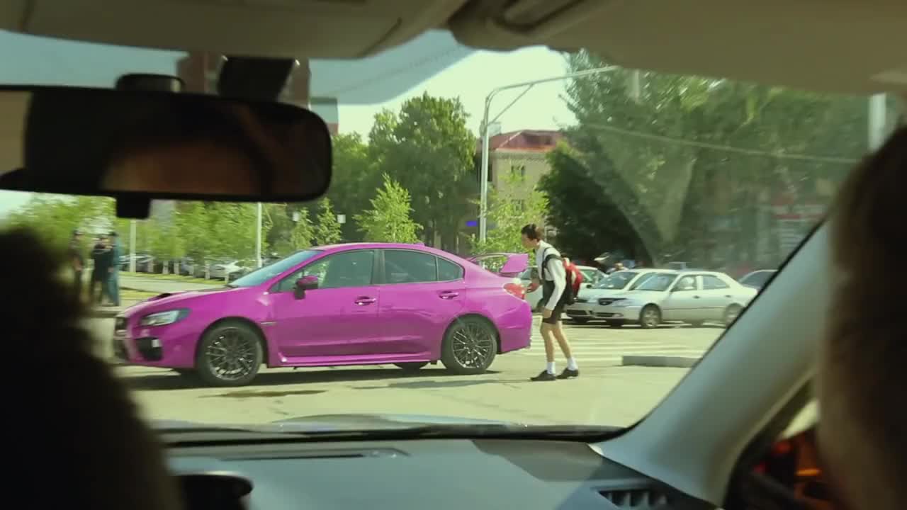 Subaru Wrx Sti 2015 Сменя Цвета Си За Миг. Шашка Хората.