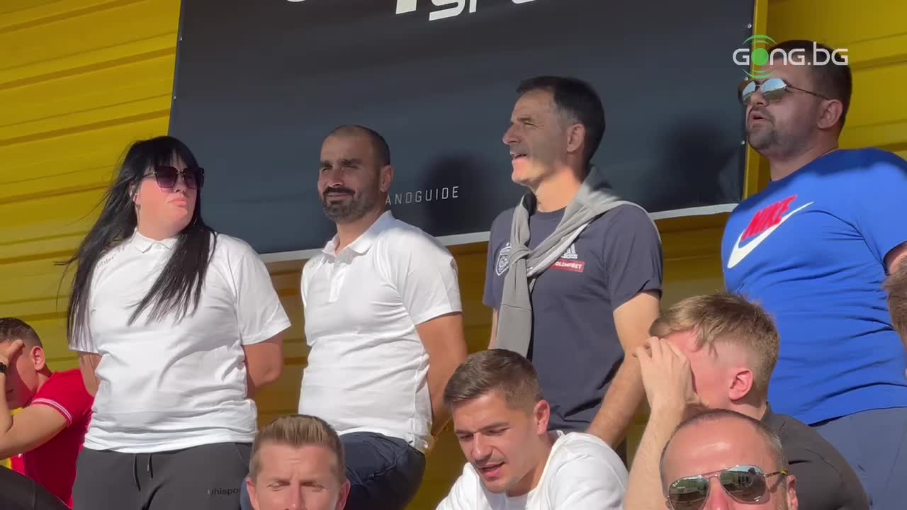 Кристиян Добрев и Саид Ибраимов наблюдават контролата на ЦСКА