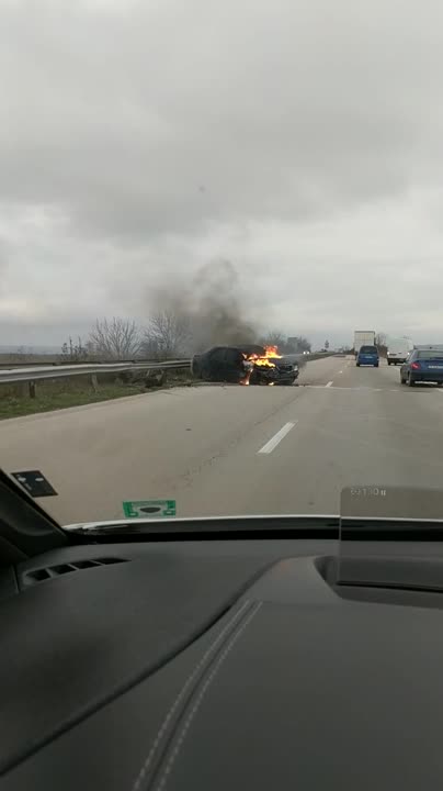 Пожар на магистрала "Хемус"
